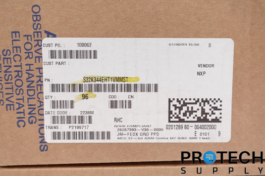 96/Pk NXP S32K344EHT1VMMST ARM Cortex-M7 S32K3 Microcontroller IC 32Bit SEALED