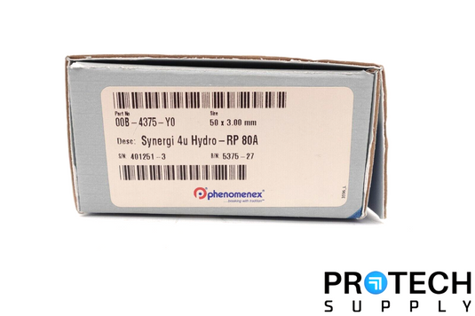 Phenomenex Synergi 4u Hydro-RP 80A 00B-4375-Y0 Column NEW with WARRANTY