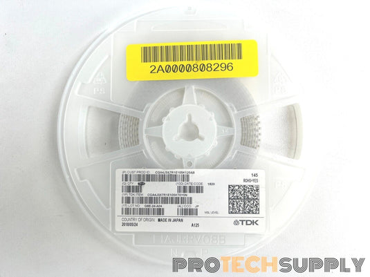 (Roll of 650) TDK CGA4J3X7R1E105K125AB SMD Multilayer Ceramic 1µF 10%  WARRANTY