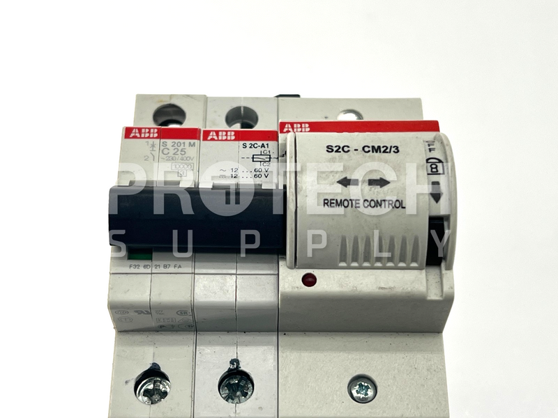 Load image into Gallery viewer, ABB S2C-CM 2/3 Motor Operating Device + Circuit Breaker Assy with WARRANTY
