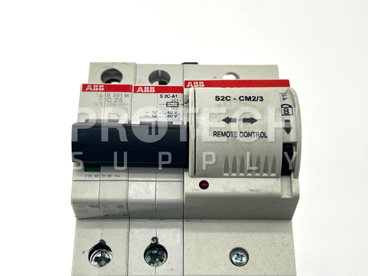 ABB S2C-CM 2/3 Motor Operating Device + Circuit Breaker Assy with WARRANTY