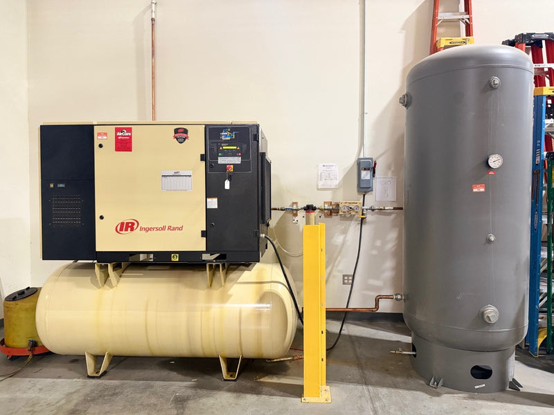 Load image into Gallery viewer, Ingersoll Rand UP6-15-125 Rotary Screw Air Compressor w/ Dryer &amp; Receiver Tank

