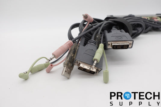 Iogear GCS1102 2-Port DVI KVM Switch & Cables + Power Adapter with WARRANTY