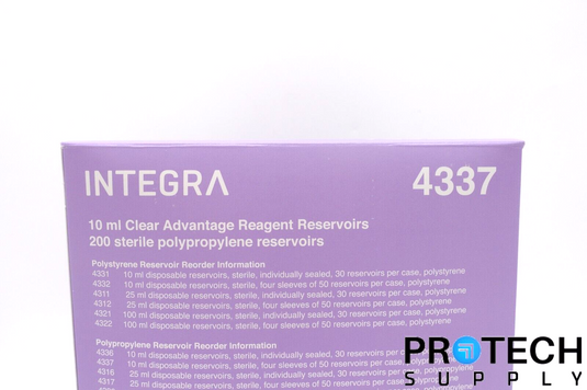 (200 Pcs) INTEGRA 4337 10mL Polystyrene Disposable Reagent Reservoirs NEW