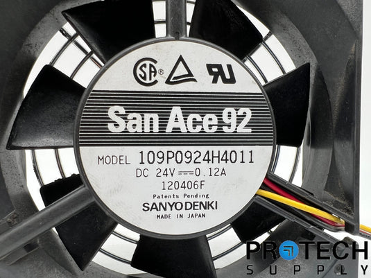 San Ace 92 Cooling Fan 24V 92x92x25mm 109P0924H4011 with WARRANTY
