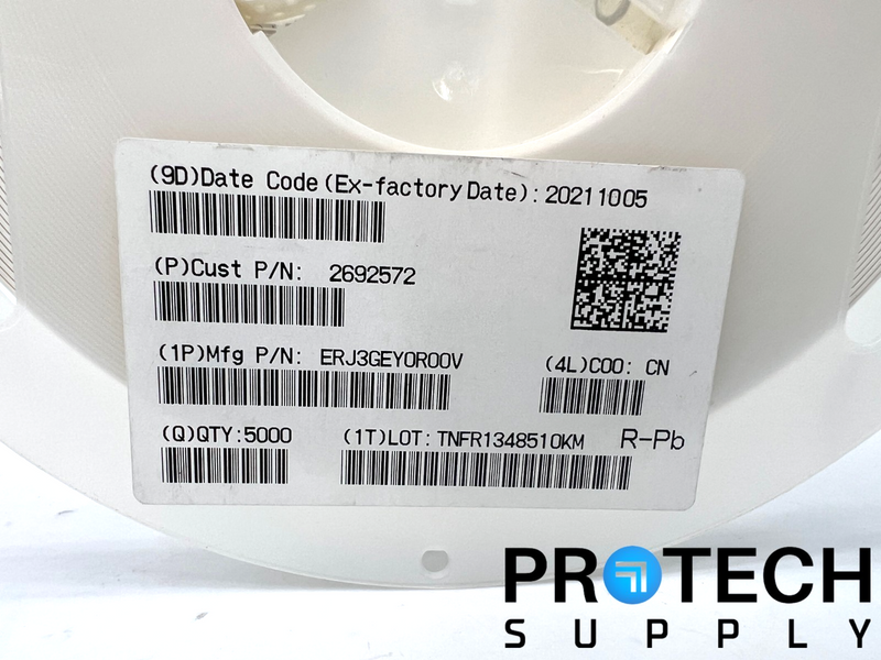 Load image into Gallery viewer, (5000 Reel) Panasonic ERJ3GEY0R00V Thick Film Resistors with WARRANTY
