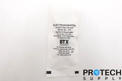 BTX 610 Electroporation Cuvettes Plus 1mm Gap Cuvette NEW