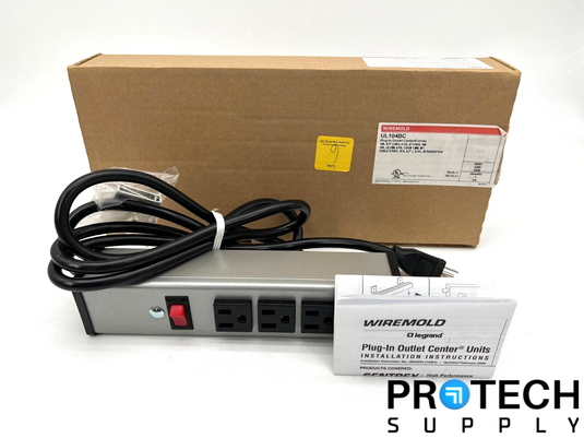 Wiremold UL104BC Plug-in Outlet Center Units NEW with WARRANTY