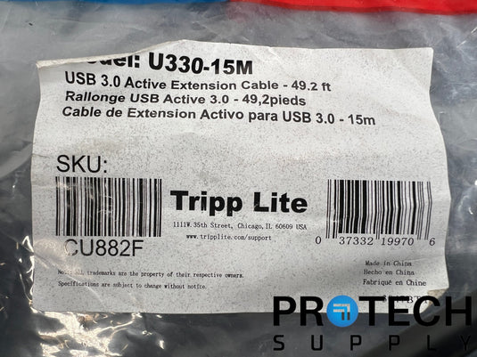 Tripp Lite U330-15M Active Extension Cable NEW with WARRANTY