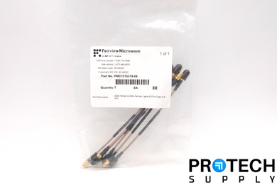 (Pack of 6) Fairview FMC1313315-06 SMA Female to SMA female 6