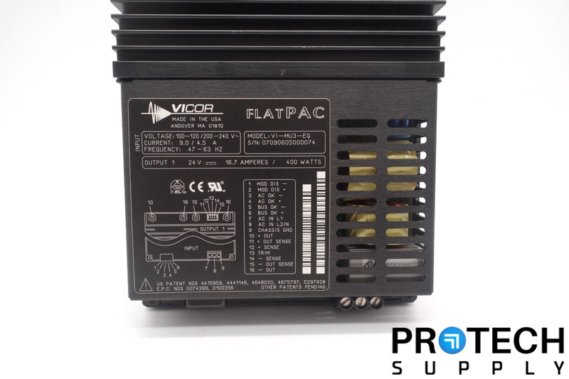 Load image into Gallery viewer, Vicor VI-MU3-EQ FlatPAC Power Supply 24V 400W with WARRANTY
