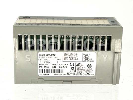 Allen-Bradley 1794-IE4XOE2 Flex I/O Analog Combo 96219676 with WARRANTY
