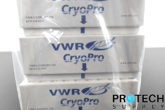 12/Pk VWR 82007-158 Fiberboard Storage Boxes NEW