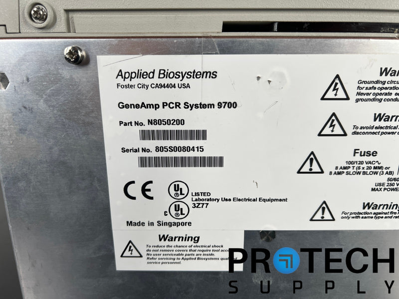 Load image into Gallery viewer, Applied Biosystems GeneAmp PCR System 9700 + Power Cable with WARRANTY
