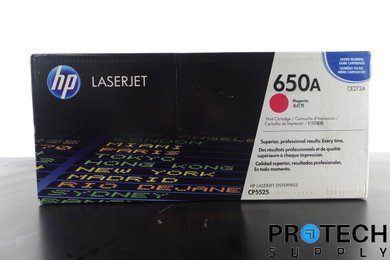Genuine HP CE273A Magenta LaserJet Toner Cartridge 650A SEALED NEW with WARRANTY