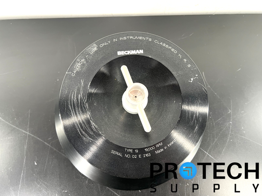 Beckman Coulter Type 19 Aluminum Centrifuge Rotor with WARRANTY
