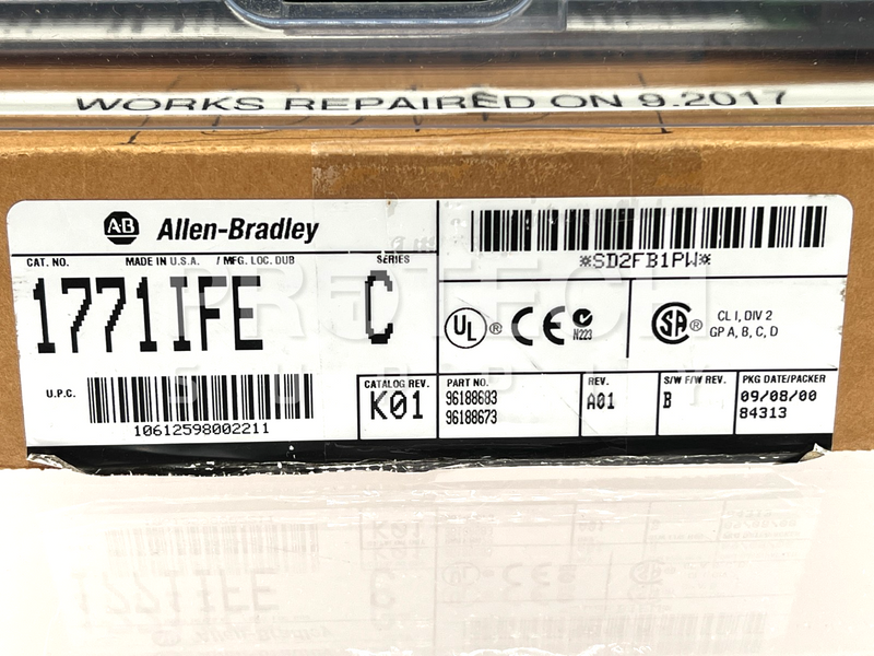 Load image into Gallery viewer, Allen Bradley 1771-IFE/C Analog Input Module Rev A01 with WARRANTY
