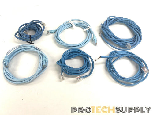 (Lot of 6) CAT 5e Ethernet Cables with WARRANTY