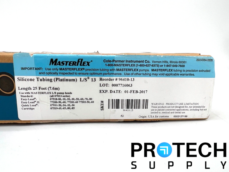 Load image into Gallery viewer, Master Flex / Cole Parmer 96410-13 Silicone Tubing 25 Feet NEW
