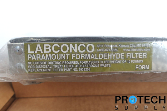 Labconco 6938203 Paramount Formaldehyde Replacement Filter NEW with WARRANTY
