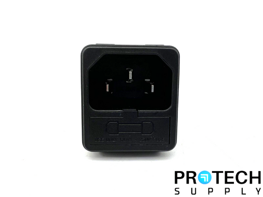 19/Pk Qualtek Power Entry Connector Receptacle Q205-ND with WARRANTY