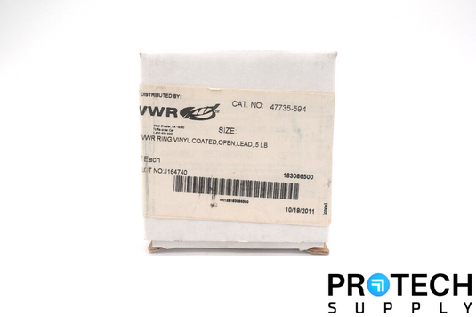 VWR 47735-594 C-Shaped Lead Ring Flask Weights 74mm (2.9