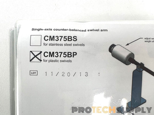 NEW Instech CM375MP Single-Axis Counter-Balanced Swivel Arm with WARRANTY