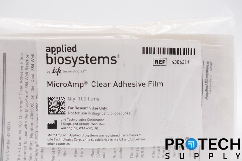 Load image into Gallery viewer, Applied Biosystems 4306311 MicroAmp Clear Adhesive Film NEW with WARRANTY
