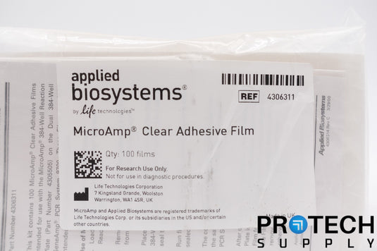 Applied Biosystems 4306311 MicroAmp Clear Adhesive Film NEW with WARRANTY