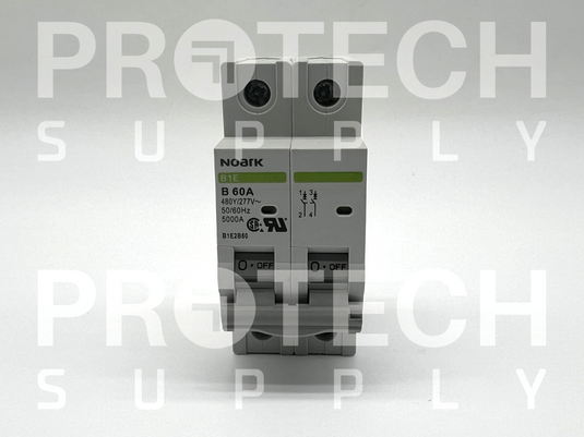 Noark B1E2B60 Circuit Breaker B 60A with WARRANTY