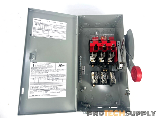 Eaton DH361FGK 3 Pole 30 Amp 600V Heavy Duty Safety Switch with WARRANTY