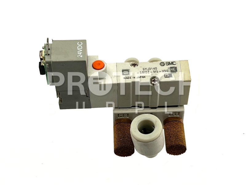 Load image into Gallery viewer, (Lot of 4) SMC SYJ3140-5MOZ Solenoid Valves 24VDC
