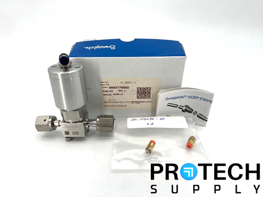 Swagelok 6LVV-DPFR4-P-C High Purity Bellows Valve with WARRANTY