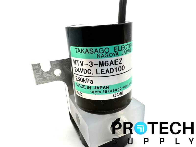 Load image into Gallery viewer, Takasago MTV-3-M6AEZ Solenoid Clean Valve 24VDC LEAD100 with WARRANTY
