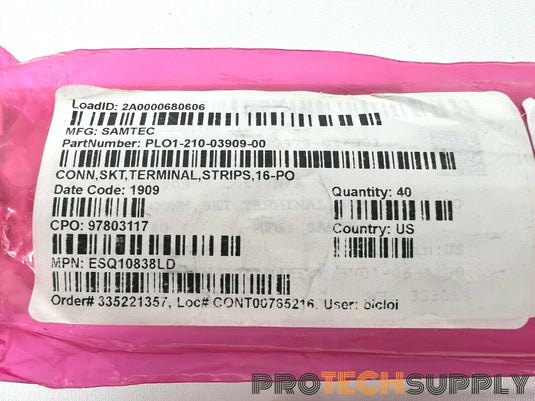 NEW (Pack of 40) Samtec ESQ-108-38-L-D Elevated Socket Strip