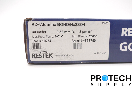 Restek 19757 Rt-Alumina BOND/Na2SO4 Column 30m 0.32mmID 5um NEW w/ WARRANTY