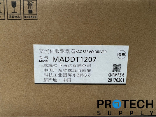 Panasonic MADDT1207 AC Servo Drive NEW with WARRANTY