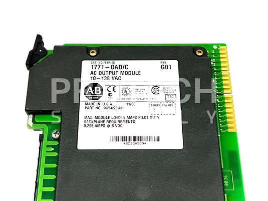 Allen-Bradley 1771-OAD/C AC Output Module 96234272 A01 with WARRANTY