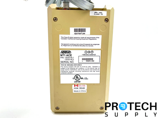 Adtran 1203019L1 Network Termination NT1 ACE with WARRANTY
