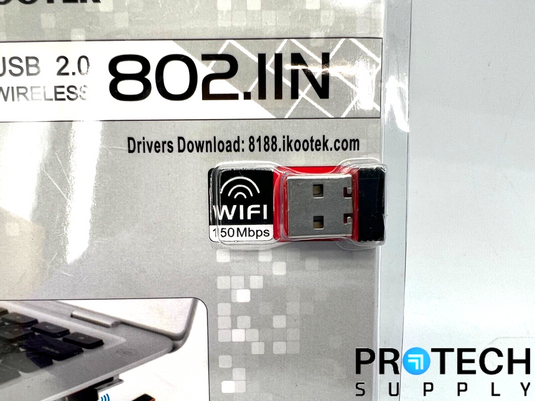 Kootek 802.IIN Compact USB 2.0 Wireless Adapter NEW with WARRANTY