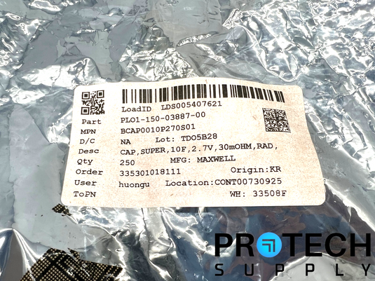 (34/Pk) Maxwell Technologies BCAP0010 P270 S01 Supercapacitor with WARRANTY
