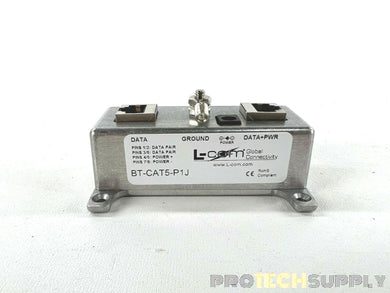 L-Com BT-CAT5-P1J Single-Port Passive PoE Injector/Picker 