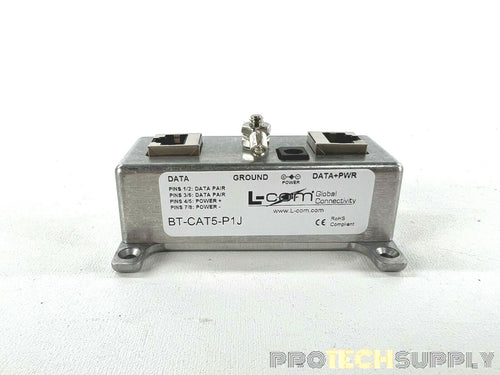L-Com BT-CAT5-P1J Single-Port Passive PoE Injector/Picker 
