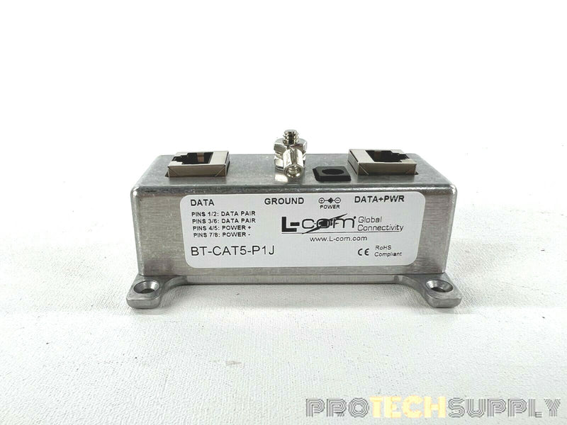 Load image into Gallery viewer, L-Com BT-CAT5-P1J Single-Port Passive PoE Injector/Picker 
