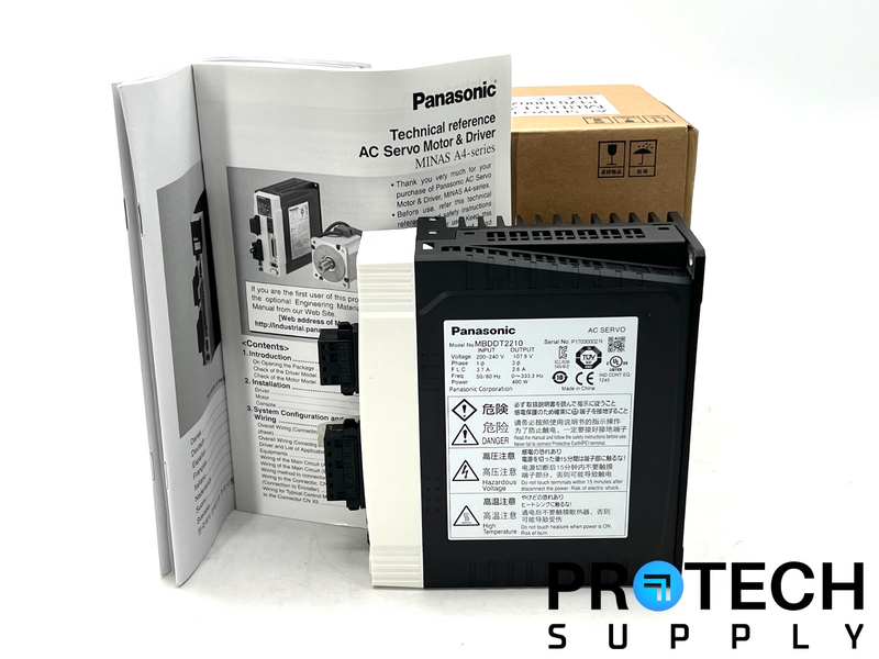 Load image into Gallery viewer, Panasonic MBDDT2210 AC Servo Driver NEW with WARRANTY
