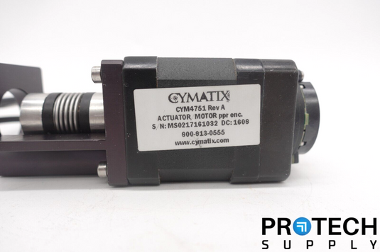 Cymatix CYM4751 Rev A. Actuator Motor + Coupler+ Bracket with WARRANTY