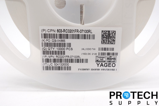 10000/Reel YAGEO RC0201FR-07100RL Chip Resistor 100 Ohm ±1% 1/20W NEW & WARRANTY