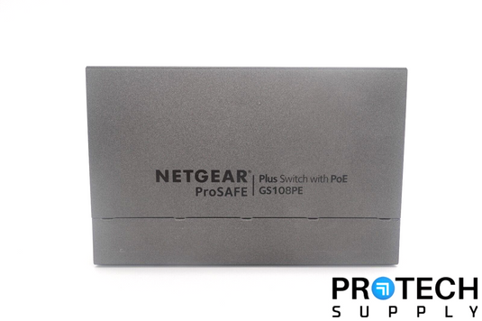 Netgear GS108PE ProSAFE Plus 8-Port Gigabit Switch & 4-Port PoE w/ WARRANTY