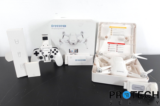 Yuneec Breeze 4K Drone + Bluetooth Controller + Accessories NEW with WARRANTY