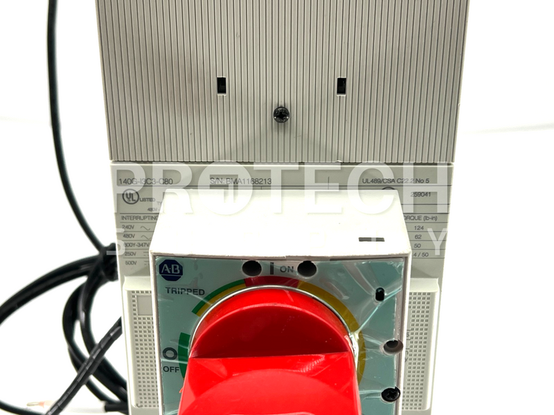 Load image into Gallery viewer, Allen Bradley 140G-I3C3-C80 Circuit Breaker 3-Pole with WARRANTY

